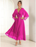 Robe Longue en Mousseline à Nœud Twist | Élégante et Fluide | Parfaite pour Mariages et Événements d'Été