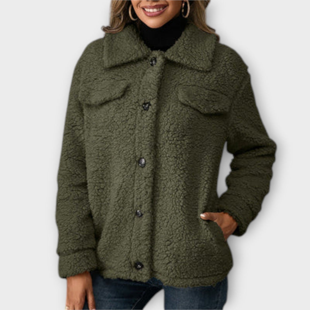 Veste Teddy Sherpa | Douce & Stylée | Indispensable pour l'Hiver